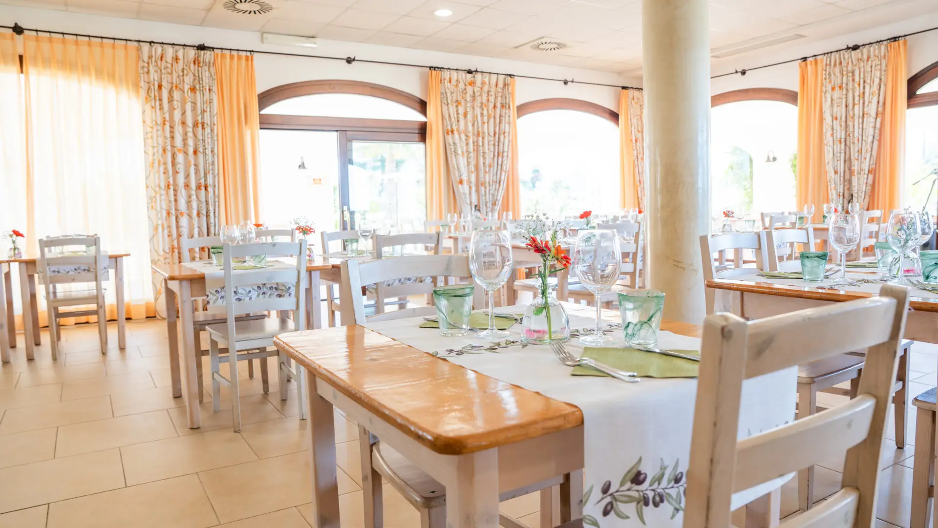 Prospetto sala ristorante CTA